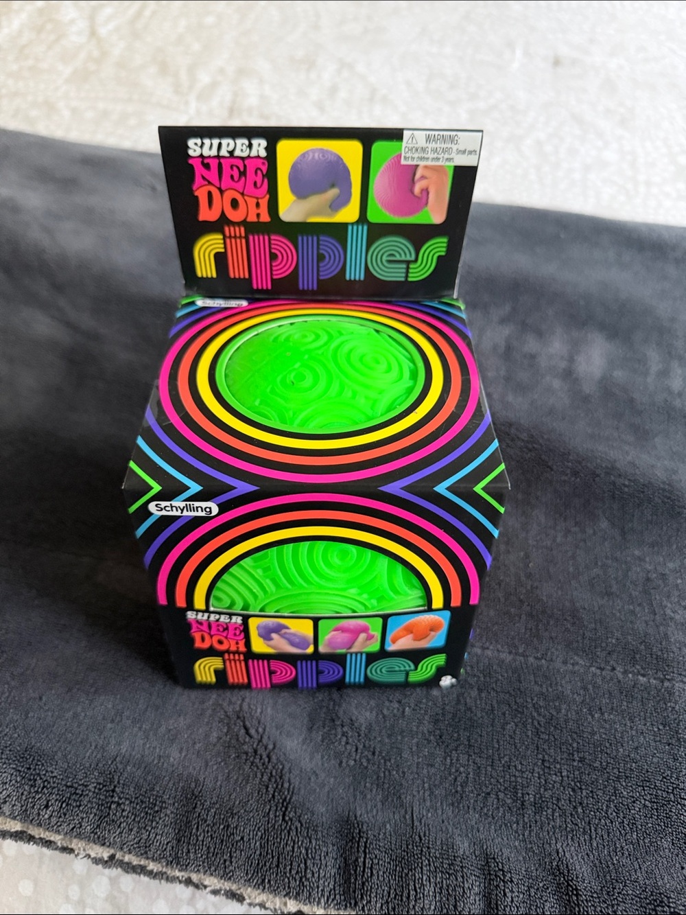 Needoh Super Ripples Sensory Squish Toy - Green NIOP